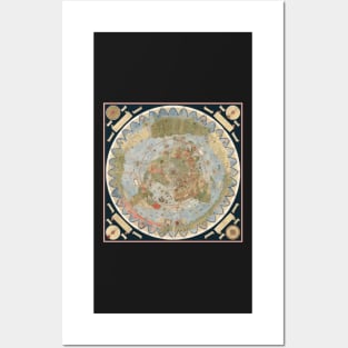 1580s world map Posters and Art